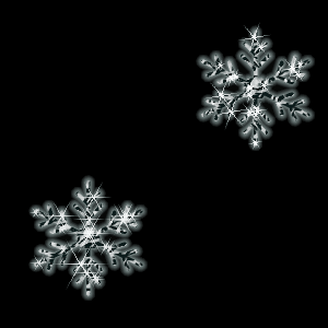 冬、雪の結晶の壁紙、背景素材 p01