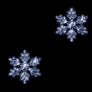 冬、雪の結晶の壁紙、背景素材 p02