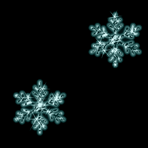 冬、雪の結晶の壁紙、背景素材 p03
