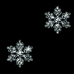 冬、雪の結晶の壁紙、背景素材 pa01