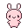 うさぎのアイコン、イラスト b22