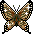 蝶のアイコン、イラスト sa02