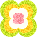花、花っぽいワンポイントアイコン z02