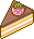 苺チョコケーキのアイコン、イラスト ra04