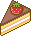 苺チョコケーキのアイコン、イラスト ra06