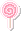 棒付きキャンディのアイコン、イラスト mb12