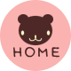 くまのHOME 文字アイコン ga03