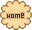 クッキーのHOME 文字アイコン pb01