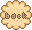 クッキーのBACK 文字アイコン pc03