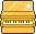 おもちゃのピアノのアイコン、イラスト bc03