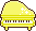 おもちゃのピアノのアイコン、イラスト bd11