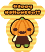 ハロウィンのかぼちゃのアイコン、イラスト ib05