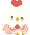 酉年/鶏のアイコン、イラスト yb02
