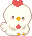 酉年/鶏のアイコン、イラスト yb03