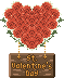 バレンタイン、薔薇の飾りのアイコン、イラスト g01