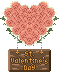 バレンタイン、薔薇の飾りのアイコン、イラスト g05