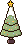 クリスマスツリーのアイコン、イラスト ha06