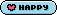 文字アイコン、HAPPY bs10