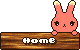 うさぎのHOMEアイコン 24b-home