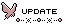 蝶のUPDATEアイコン 29a-update