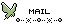 蝶のMAILアイコン 29c-mail