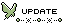 蝶のUPDATEアイコン 29c-update