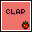 苺のWEB拍手アイコン 30a-clap