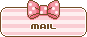 リボンの付いたMAILアイコン 39a-mail