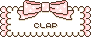 リボンの付いたWEB拍手アイコン 40a-clap