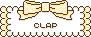 リボンの付いたWEB拍手アイコン 40c-clap