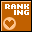 ハートのランキングアイコン 42c-rank