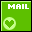 ハートのMAILアイコン 42e-mail