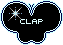 蝶のWEB拍手アイコン 45f-clap