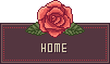 薔薇の付いたHOMEアイコン 50a-home
