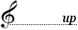 音符のupアイコン 60d-up