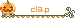 かぼちゃのWEB拍手アイコン 62b-clap