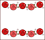薔薇の文字入れ用プレート j01
