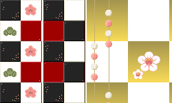 お正月の壁紙、背景素材 サンプル