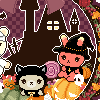 ハロウィンのアイコン、イラスト サンプル34