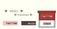 メニューのTwitter、Pixivアイコンまとめ サンプル02