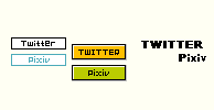 メニューのTwitter、Pixivアイコンまとめ サンプル07