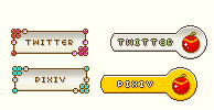 メニューのTwitter、Pixivアイコンまとめ サンプル13