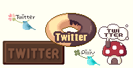 メニューのTwitter、Pixivアイコンまとめ サンプル18